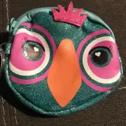 NWT: Owl Coin Purse Key Chain Glitter Kids