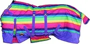 1200D Turnout Lightweight Bellyband Rain Horse Winter Blanket Sheet 390B