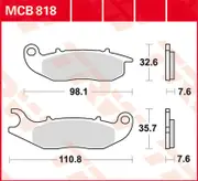 TRW Lucas Brake lining MCB818
