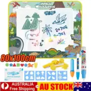 Dinosaur Large Magic Water Drawing Painting Mat Kids Aqua Doodle Board Toy + Pen
