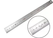 H101-C 300mm Rigid Zero Glare Metric Machinist Ruler with 0.5mm Markings