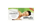 Bambillo 8-in-1 Pillow Queen Rectangle Home Bedding Soft Sleeping Cushion White