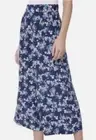 Juicy Couture Silk Wide High Rise Floral Cropped Aster Pants