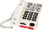 Serene Innovations HD-40P Amplified Corded Phone Photo Memory Buttons