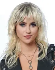 Modern Mullet Mixed Blond Wig Adult Costume Accessory