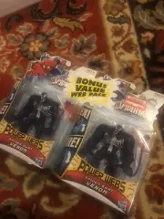 Unopened Error Marvel Ultimate Spider-Man Power Webs Spider Swat Venom Both Ven