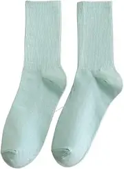 [STKARCV] Women's Socks Red White Black Socks Sports Comfortable Solid Color Cotton Floor Socks For Hosiery