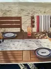 NEW Vineyard Vines For Target Whale Table Runner White Navy Kitchen