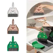 Small Broom and Dustpan Set Dustpan and Brush Set for Table Desk Small Space