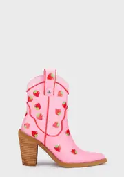[Dolls Kill X Strawberry Shortcake] Meadow Greeting Cowboy Boots