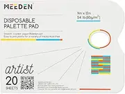 MEEDEN Artist Palette Paper Pad: 9"x12", 20 Sheets (54lb/80gsm) Paint Palette Paper - Disposable Paint Mixing Paper for Adults Students Painters Drawing