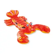 Intex Giant Lobster 213cm Ride-On Inflatable Pool Swimming Float Red Kids 3+