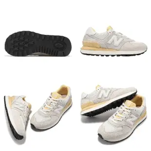 【NEW BALANCE】休閒鞋 574 Legacy 男鞋 女鞋 灰 黃 麂皮 經典 情侶鞋 NB(U574LGWM-D)