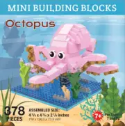 Impact Photographics - Octopus Mini Building Blocks Set - 92216