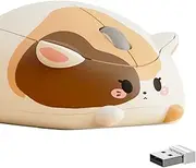 Akko Wireless Laptop Mouse Calico Cat Shape Mice, 2.4G GHz USB A Receiver,1200 DPI Optical Tracking, Quiet Click, Gaming Cordless Mouse,Compatible with Mac/Win(Calico)