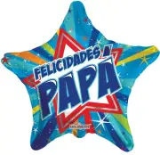 Balloon 18" Felicidades PAPA Father's Day Mylar Foil Balloon Party Decoration