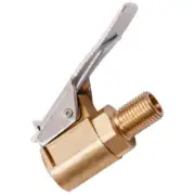 8mm Car Tyre Inflator Valve Connector Air Chuck Tire Clip Lock-on Metal Inflator