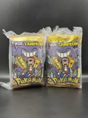 Ash Champion Stickers Prisma Gengar 50 Packs x2 Pokemon Peru