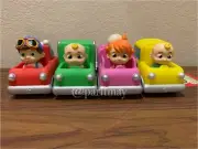 NEW!!! COCOMELON 4” Toy Cars COMPLETE SET 2x JJ, TOMTOM & YOYO (SHIP NOW)