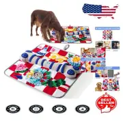 Dog Snuffle Mat - 19" Interactive Feeding and Sniffing Toy for Boredom Busting