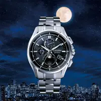 在飛比找PChome24h購物優惠-CITIZEN 星辰 月相 超級鈦光動能電波手錶 BY100