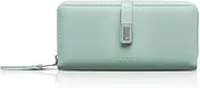 [Vulkitty] Large Wallets for Women, Leather Lightweight Long Clutch Wallet for Women, Zipper Billfolds for Women, Ladies Wallets with RFID Protection, Fashion Design Cute Women's Wallets, Female Wallet