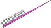 CLISPEED Pet Grooming Comb Durable Dematting Tool for Dogs and Cats Comfortable Ergonomic Handle Multi Purpose for Pet Hair and Wig Maintenance Knotting and Shedding