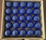 Box of 25 G50 Royal Blue 2" 130V .58W E17 Base Retrofit Dimmable Light Bulbs