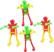 MUSISALY 4Pcs Clockwork Robot for Engaging Wind Up Playtime Robots to Enhance Creativity and Imagination Fun Dancing for Parent Interaction