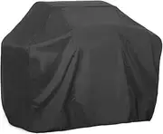 ELR Barbecue Gas Grills Covers 75 Inches XXL Waterproof BBQ Cover Rainproof Barbeque Protection Cover Accessories for Weber Garden Patio Outdoor with Carry Bag Extra Large Black