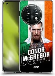 Head Case Designs Officially Licensed UFC Ireland Flag Conor McGregor Soft Gel Case Compatible with OnePlus 11 5G