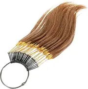 VICASKY 30pcs Human Hair Color Testing Samples Professional Hair Dyeing Charts for Salon Use and Dying Techniques