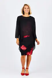 Overlay Dress--COR-IOD23110