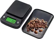 Coffee Scale, Small Precision Digital Kitchen Scale, High Accuracy Coffee Weight Gadget with Backlit LCD for Home Travel Meal Prep Lab Shop Cooking Baking Tea Brewing