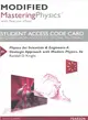Physics for Scientists and Engineers With Modern Physics Modified Masteringphysics With Pearson Etext Standalone Access Card