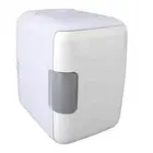(White)4L Mini Fridge Cooling Warming Low Noise Single Door Portable Small XG