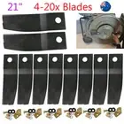21" Inch Swing Back Blades & Bolts Kit For Honda GXV160 HRU217 HRU216 Lawn Mower