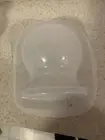 Snow Globe Or Crystal Ball Shape bath bomb Or Soap Mold Plastic. Sturdy.