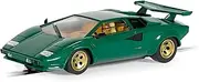 [Scalextric] C4500 Lamborghini Countach - Green Cars - Street & Rally for slot car racing sets