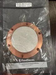 Sputtering Target, Sn86Bi14 wt %, approx 3"x.25"w/ 4" copper backing plate