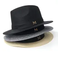 在飛比找momo購物網優惠-【玖飾時尚】休閒英倫爵士M字紳士帽(紳士帽)