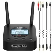 1Mii B06TX+ Long Range Bluetooth 5.2 Transmitter for TV/PC/Projector to 2...