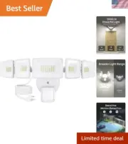 Waterproof 55W Motion Activated Outdoor Security Light – 340° Coverage