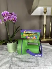NEW Vintage Rayovac Kid's Adventure Lite Green Lantern Flashlight ADSL4AA RARE