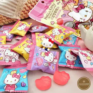 【雅蒙蒂文創烘焙禮品】Hello Kitty造型軟糖隨手包(水蜜桃乳酸風味)