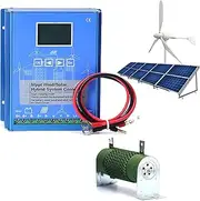 3000W MPPT Solar Charge Controller Wind Solar Hybrid Charge Controller Regulator for Lifepo4 Lithium for Turbine,12V 24V 48V,24v