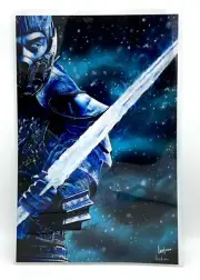 Victor Garduno 11"x17" Print SUB-ZERO MORTAL KOMBAT Signed Limited #606/752 COA