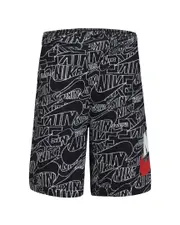 Nike All Over Logo Print Short 2T Black