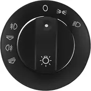 Mikinona Car Headlight Control Switch Headlight Fog Lamp Light Integrated Switch Plastic Headlamp Switch Light Sensor Module Compatible with Audi A4