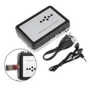 2-in-1 USB Tape Converter Audio Tape to PC Flash Drive No Need Computer